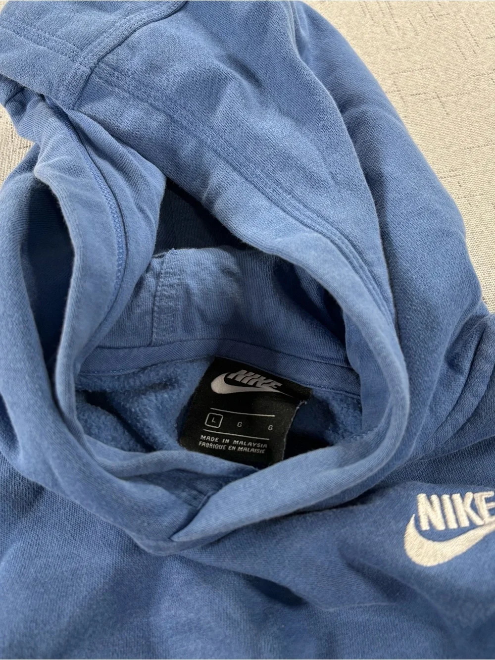 Nike Boys Blue Pullover Hoodie
